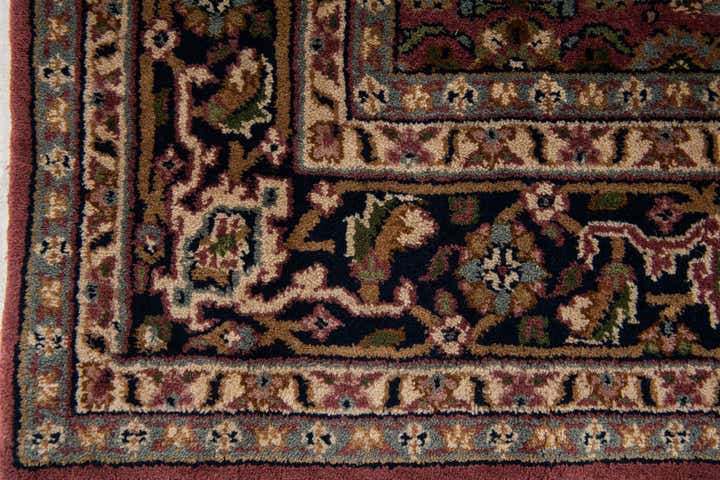 5' 1 x 10' 4 Hand Knotted Farahan Wool Runner Rug