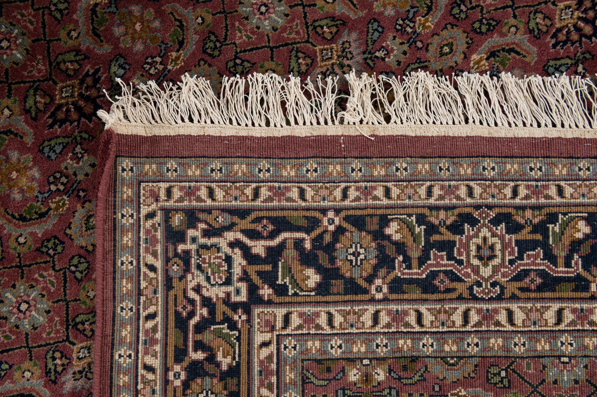 5' 1 x 10' 4 Hand Knotted Farahan Wool Runner Rug