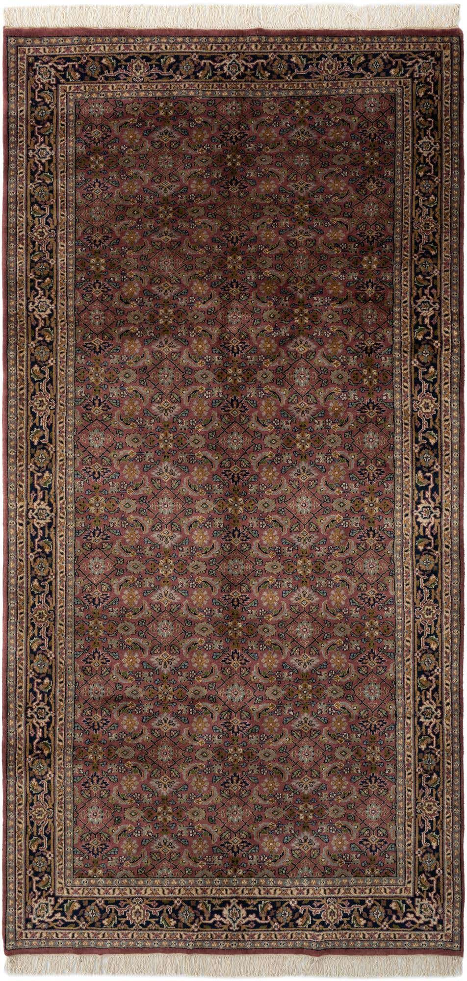 5' 1 x 10' 4 Hand Knotted Farahan Wool Runner Rug