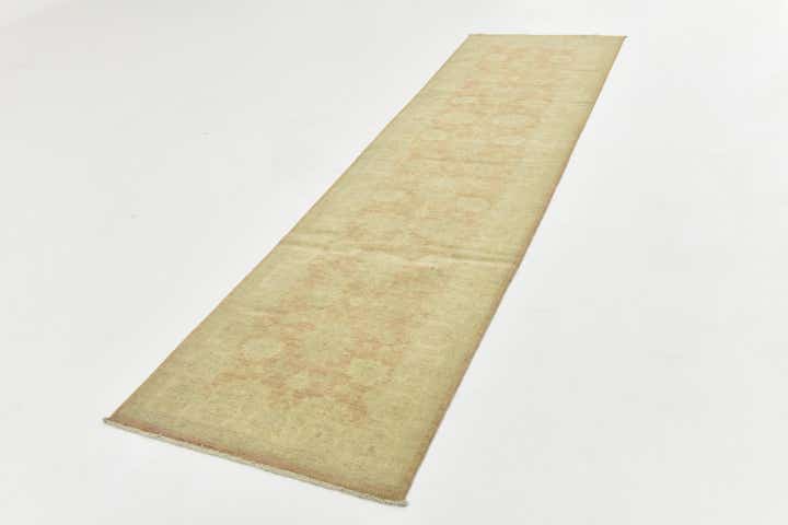 80cm x 295cm Handgeknüpft Peshawar Ziegler Läufer Teppich