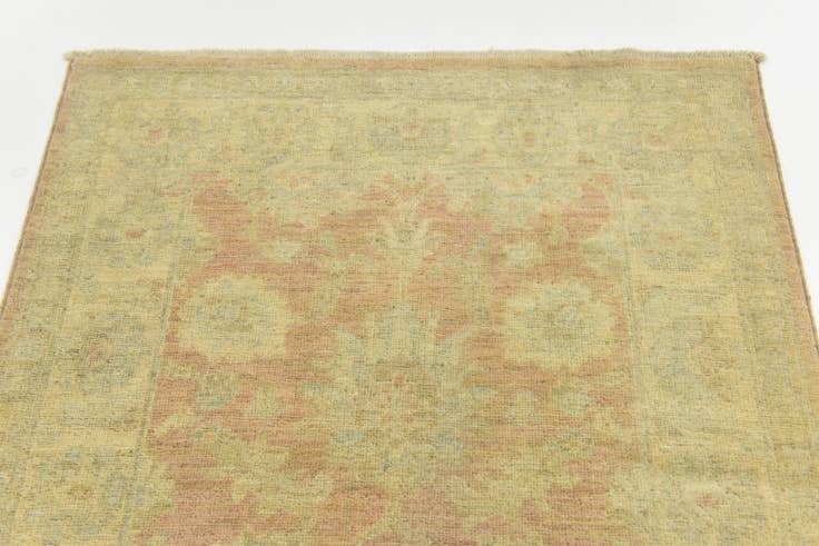 Detailansicht von 80cm x 295cm Handgeknüpft Peshawar Ziegler Läufer Teppich