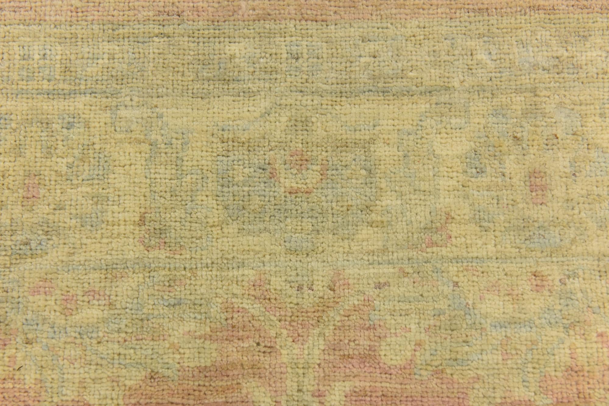 2' 7 x 9' 8 Hand Knotted Peshawar Ziegler Runner Rug