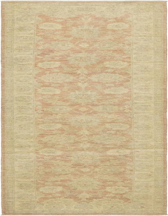 Detail image of 2' 7 x 9' 8 Hand Knotted Peshawar Ziegler Runner Rug