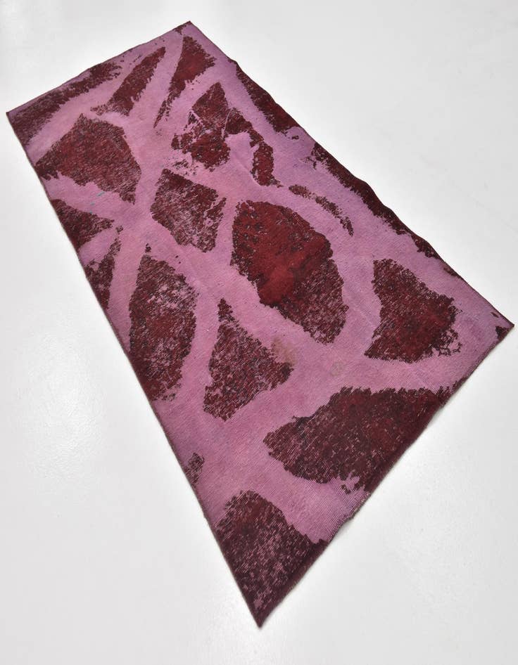 Detail image of 4' 3 x 8' 5  Hand Knotted Ultra Vintage Persian Wool Runner Rug