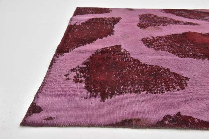 4' 3 x 8' 5 Hand Knotted Ultra Vintage Persian Wool Runner Rug