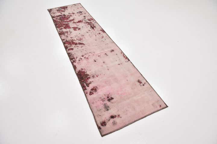 2' 2 x 8' 7 Hand Knotted Ultra Vintage Persian Wool Runner Rug