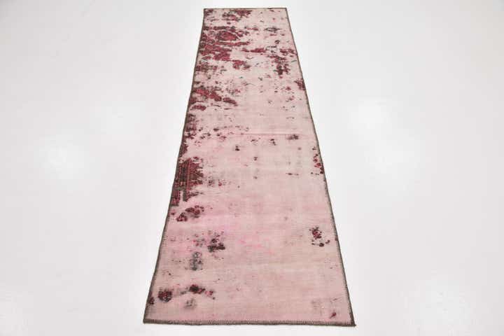 2' 2 x 8' 7 Hand Knotted Ultra Vintage Persian Wool Runner Rug