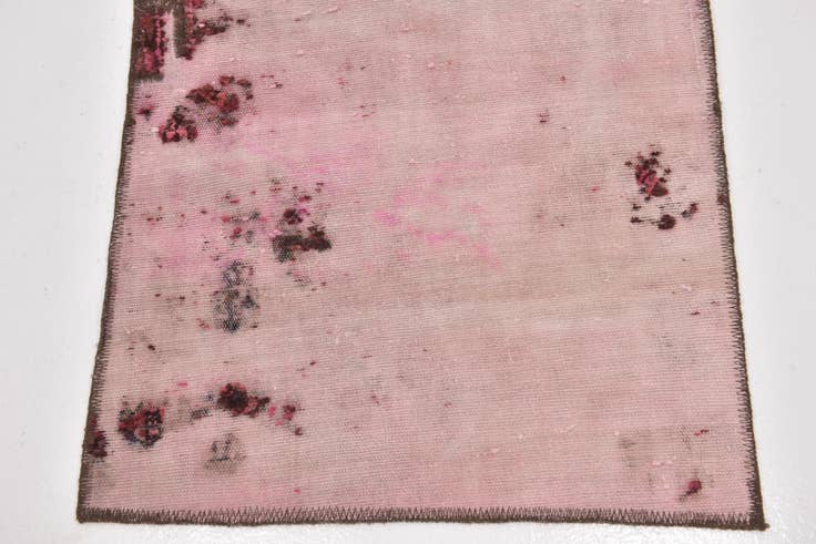 Detail image of 2' 2 x 8' 7 Hand Knotted Ultra Vintage Persian Wool Runner Rug