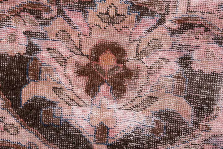 2' 8 x 6' 5 Hand Knotted Ultra Vintage Persian Wool Runner Rug