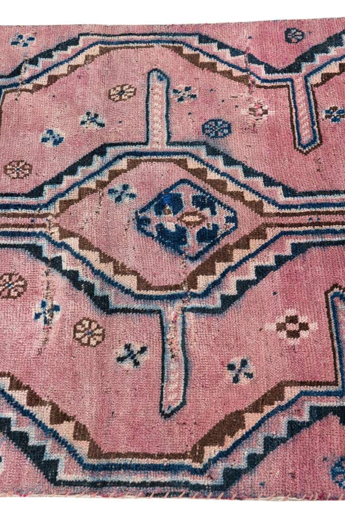 3' x 6' 9 Hand Knotted Ultra Vintage Persian Wool Runner Rug
