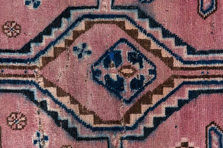 3' x 6' 9 Hand Knotted Ultra Vintage Persian Wool Runner Rug
