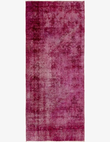 4' 4 x 10' 6 Hand Knotted Ultra Vintage Persian Wool Runner Rug