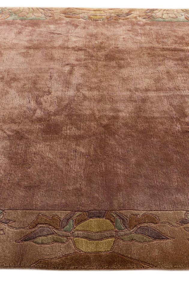 Detail image of 8' 2 x 8' 3 Hand Knotted Nepal Wool Square Rug