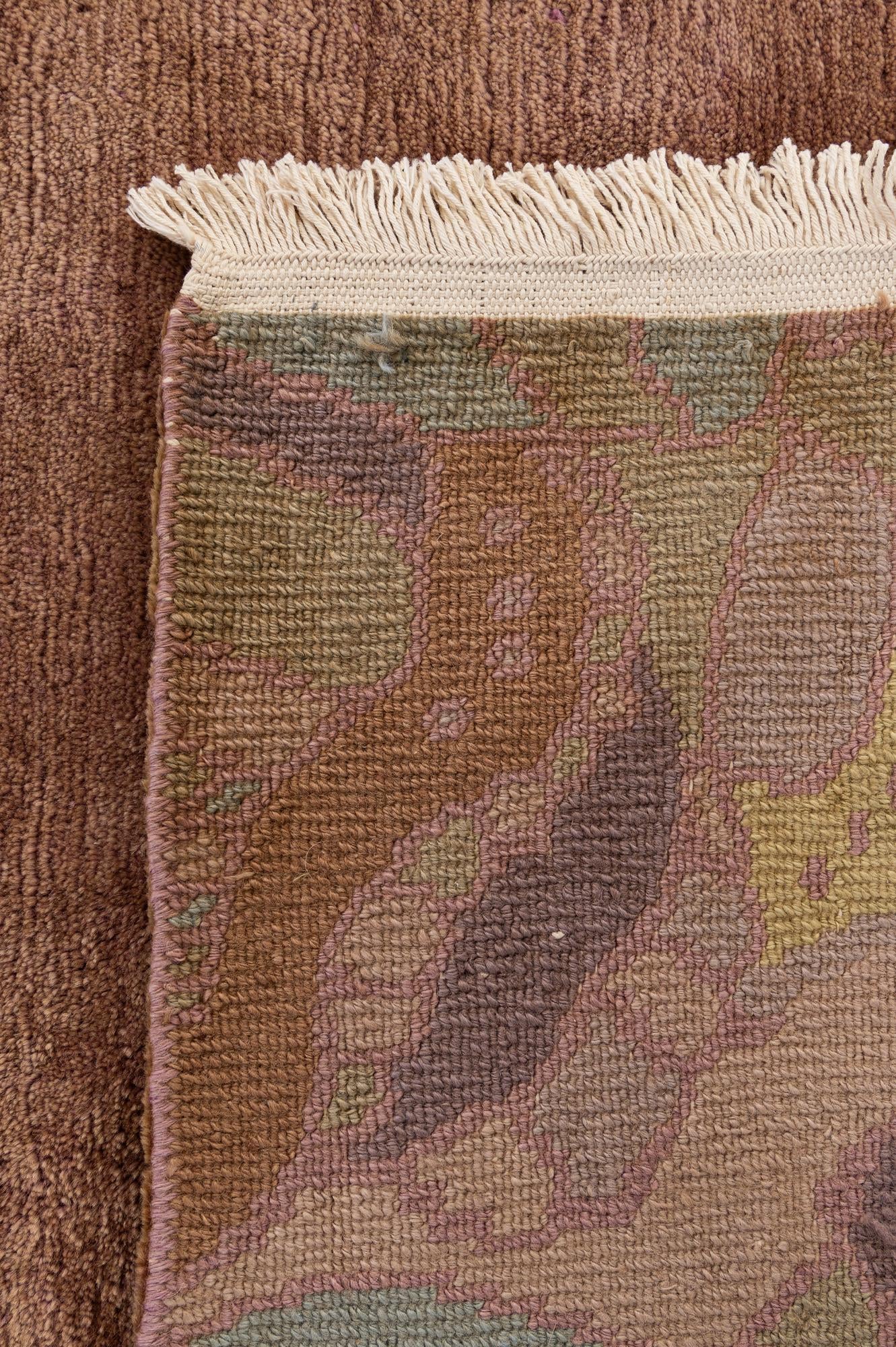 8' 2 x 8' 3 Hand Knotted Nepal Wool Square Rug