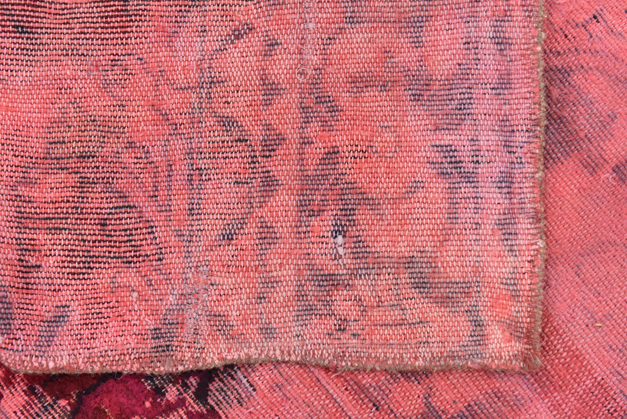 5' 8 x 6' 9 Hand Knotted Ultra Vintage Persian Wool Square Rug