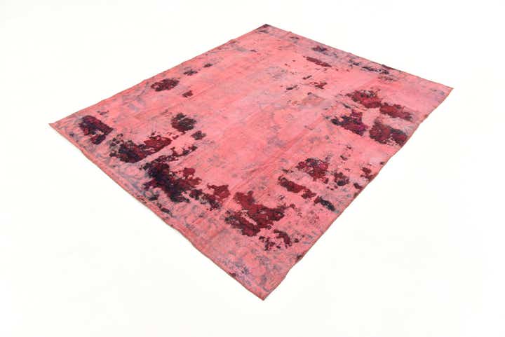 5' 8 x 6' 9 Hand Knotted Ultra Vintage Persian Wool Square Rug