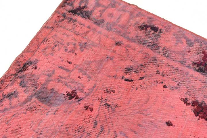 5' 8 x 6' 9 Hand Knotted Ultra Vintage Persian Wool Square Rug