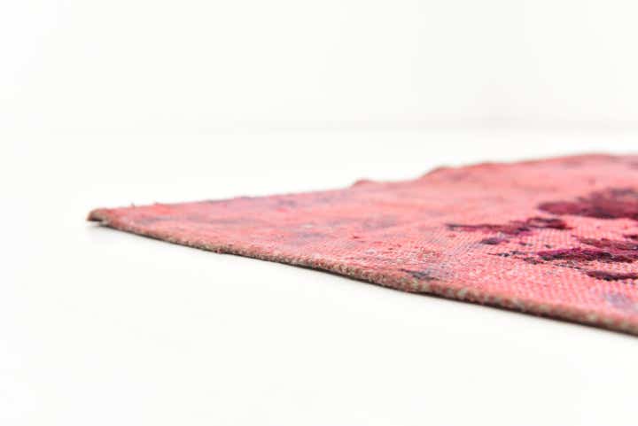 5' 8 x 6' 9 Hand Knotted Ultra Vintage Persian Wool Square Rug