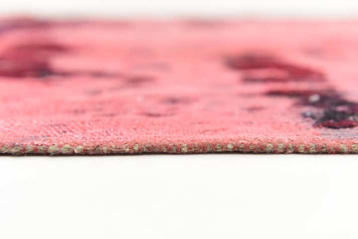 5' 8 x 6' 9 Hand Knotted Ultra Vintage Persian Wool Square Rug