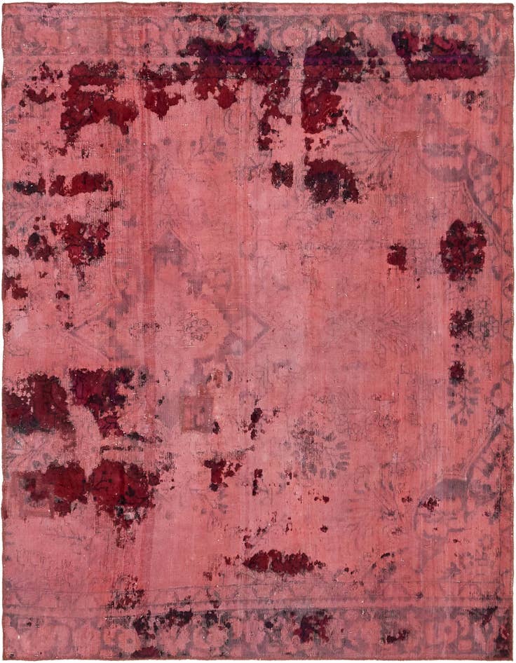 Detail image of 5' 8 x 6' 9 Hand Knotted Ultra Vintage Persian Wool Square Rug
