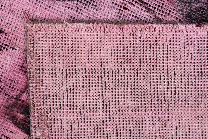 3' 9 x 4' 2 Hand Knotted Ultra Vintage Persian Wool Square Rug