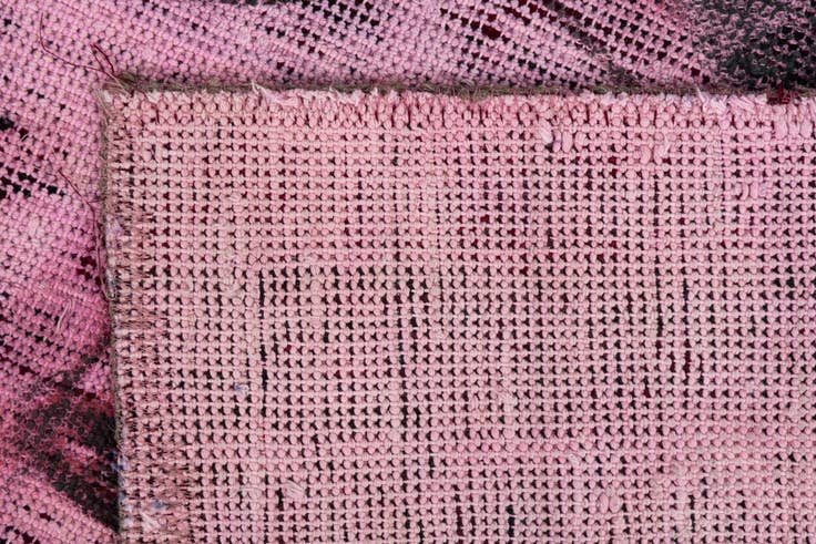 Detail image of 3' 9 x 4' 2 Hand Knotted Ultra Vintage Persian Wool Square Rug