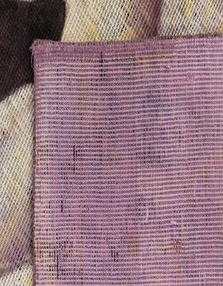 Detail image of 3' 4 x 3' 8  Hand Knotted Ultra Vintage Persian Wool Square Rug