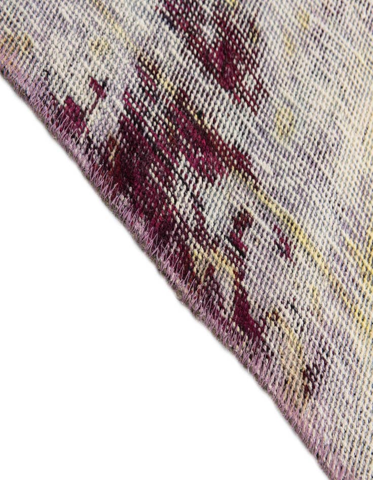 Detail image of 3' 4 x 3' 8  Hand Knotted Ultra Vintage Persian Wool Square Rug