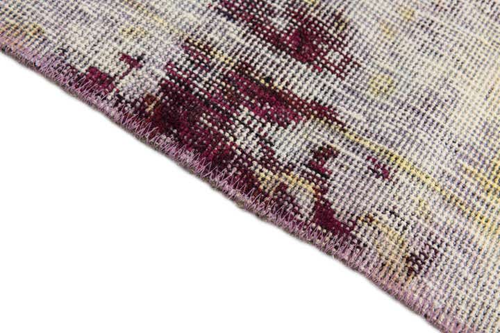 3' 4 x 3' 8 Hand Knotted Ultra Vintage Persian Wool Square Rug