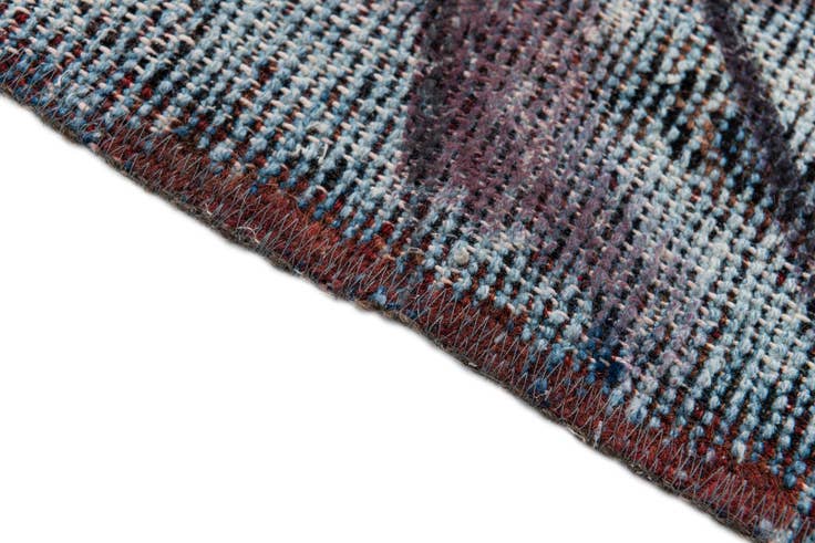 Detail image of 3' 4 x 3' 8 Hand Knotted Ultra Vintage Persian Wool Square Rug