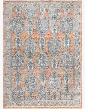 7' x 10' 2 Pullman · Border rug