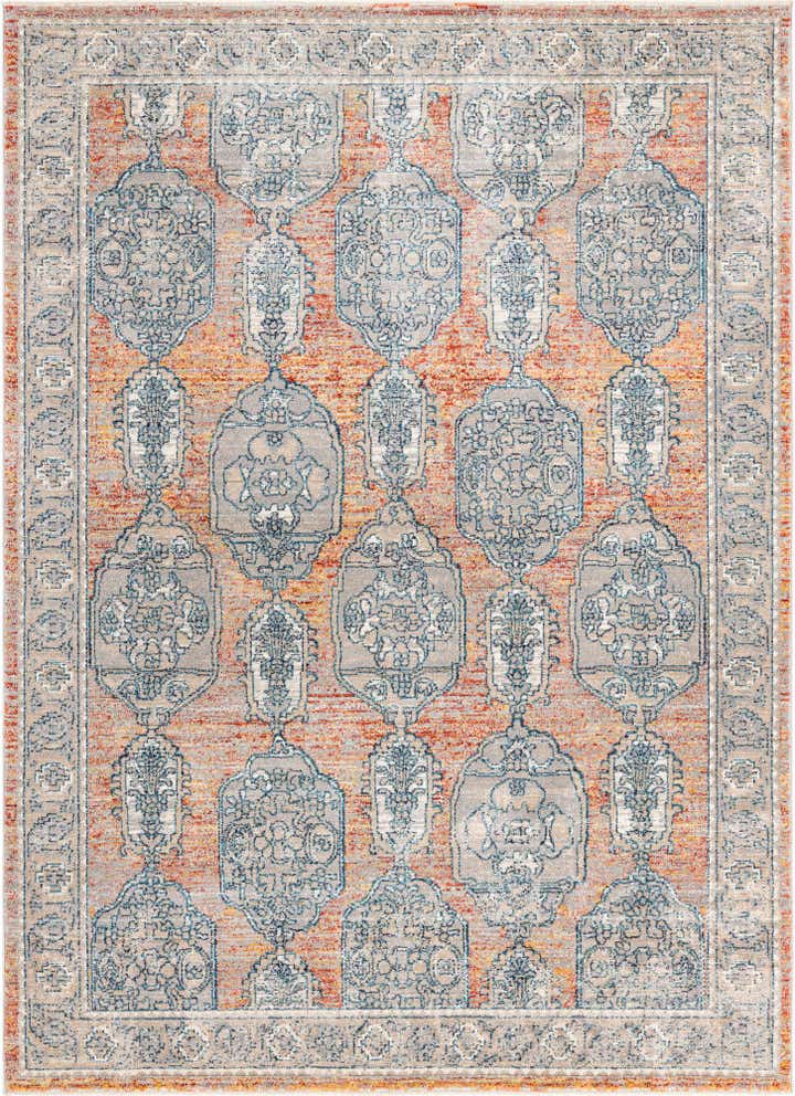 7' x 10' 2 Pullman · Border rug