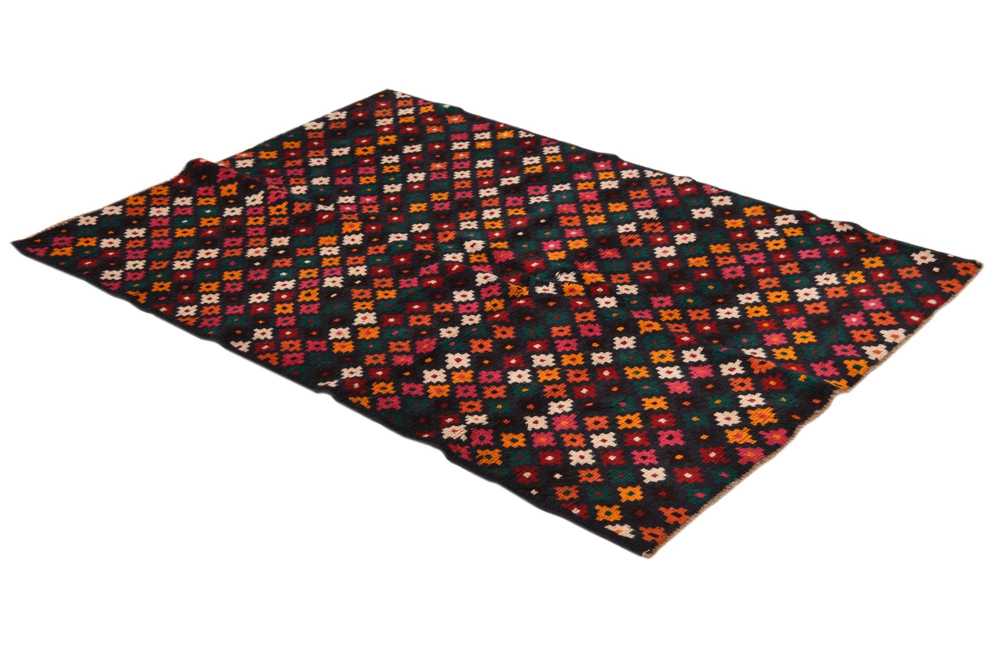 3' 10 x 5' 7 Hand Knotted Balouch Wool Rug