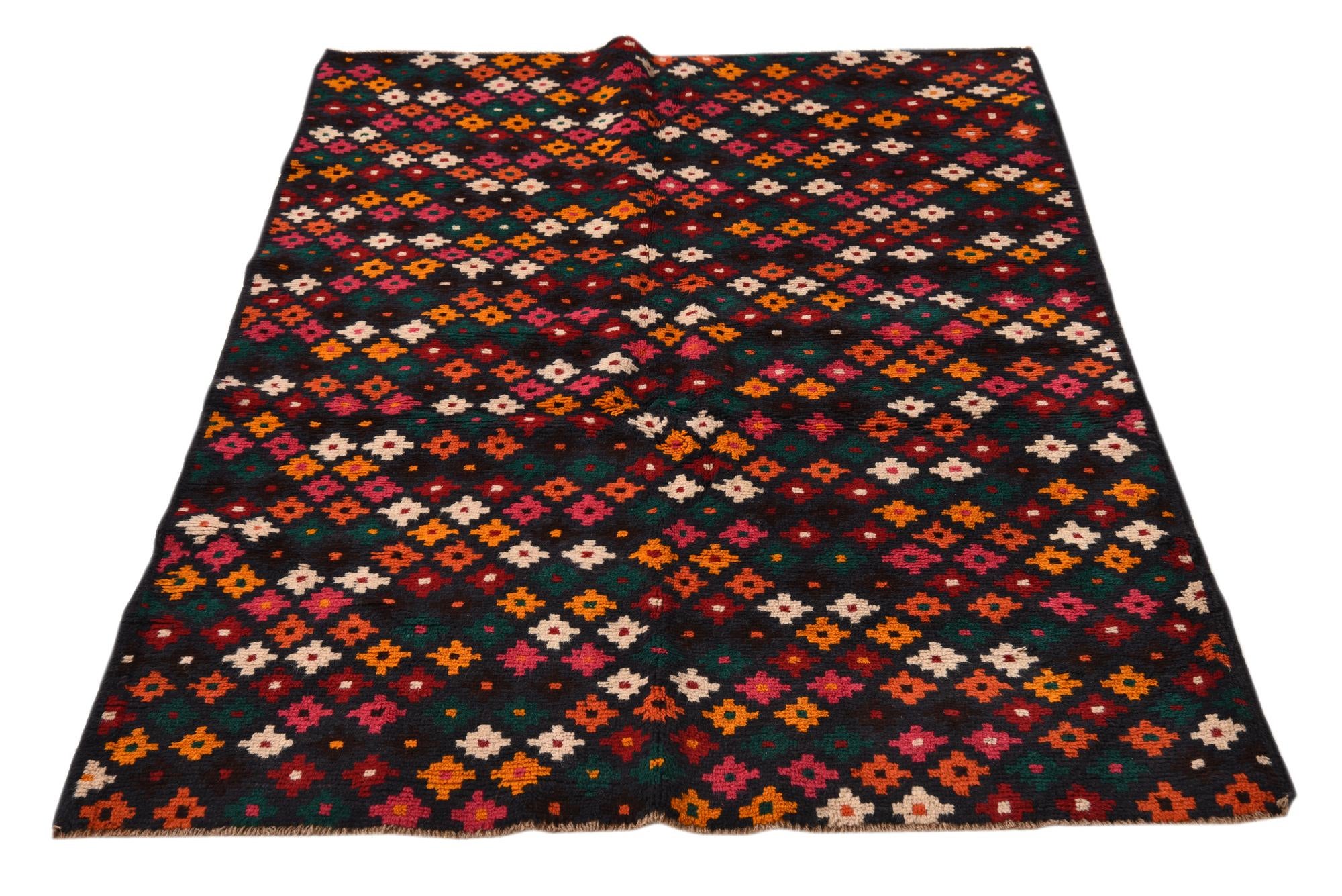 3' 10 x 5' 7 Hand Knotted Balouch Wool Rug