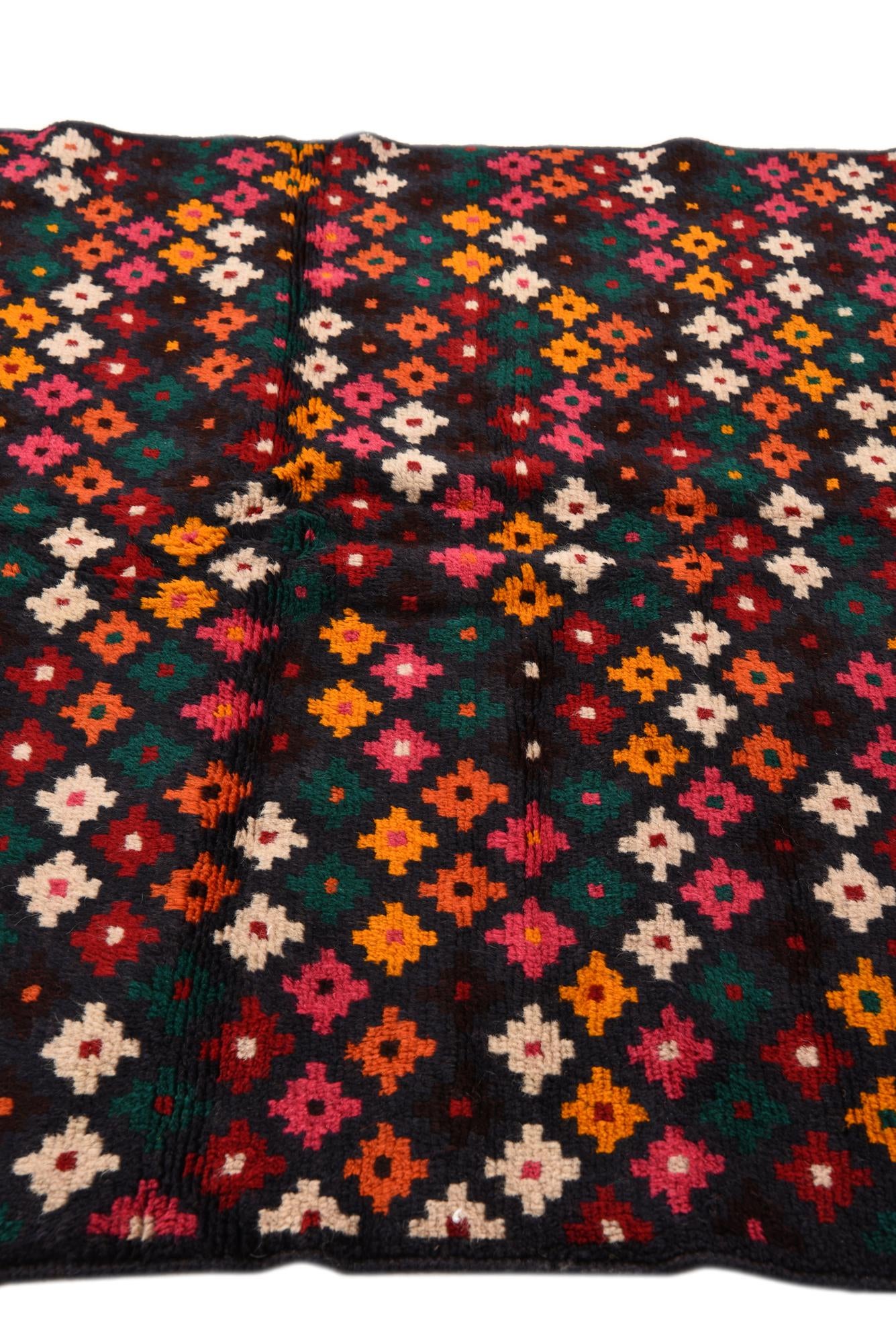 3' 10 x 5' 7 Hand Knotted Balouch Wool Rug