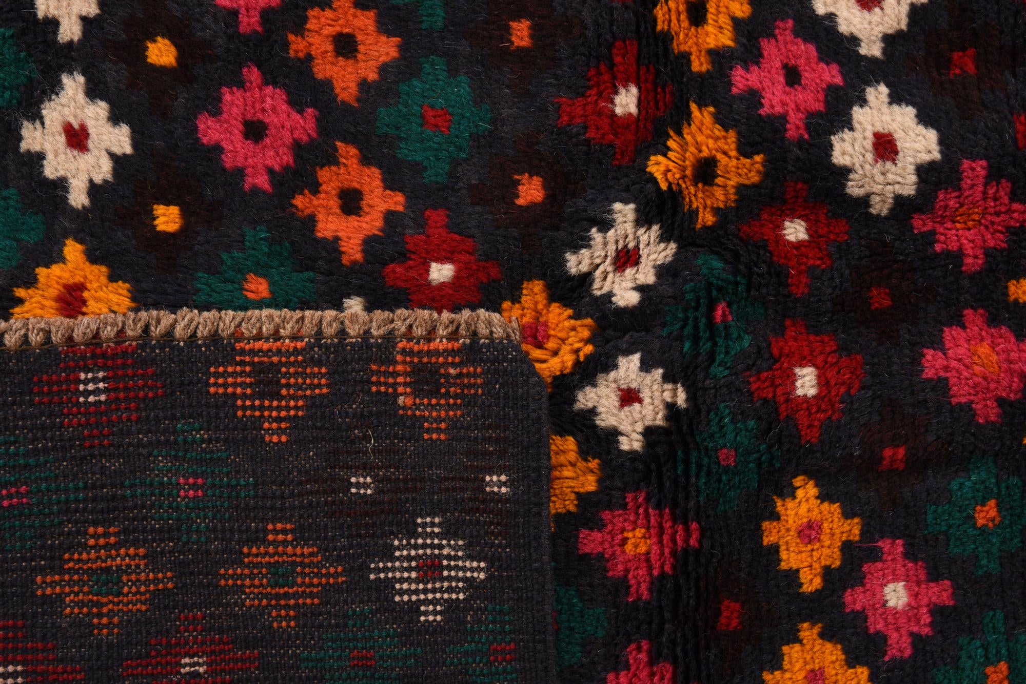 3' 10 x 5' 7 Hand Knotted Balouch Wool Rug