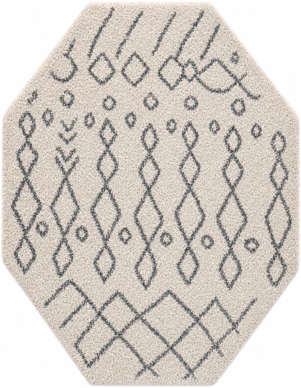 5' 3 x 5' 3 Marrakesh Shag Octagon Rug