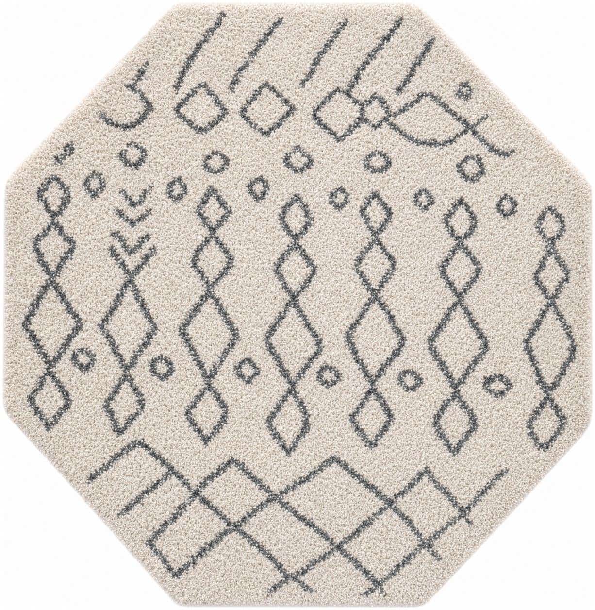 5' 3 x 5' 3 Marrakesh Shag Octagon Rug