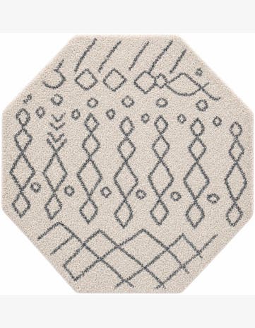 5' 3 x 5' 3 Marrakesh Shag Octagon Rug