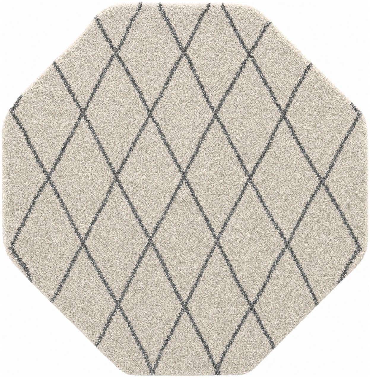 5' 3 x 5' 3 Marrakesh Shag Octagon Rug