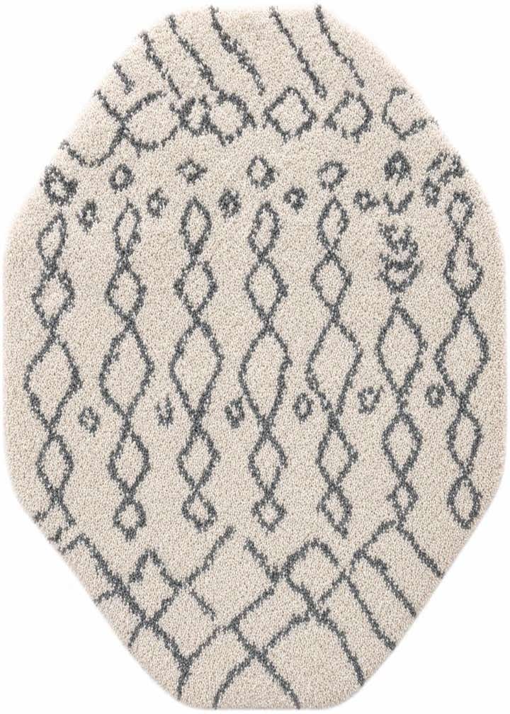 4' x 4' Moroccan Shag Octagon Rug