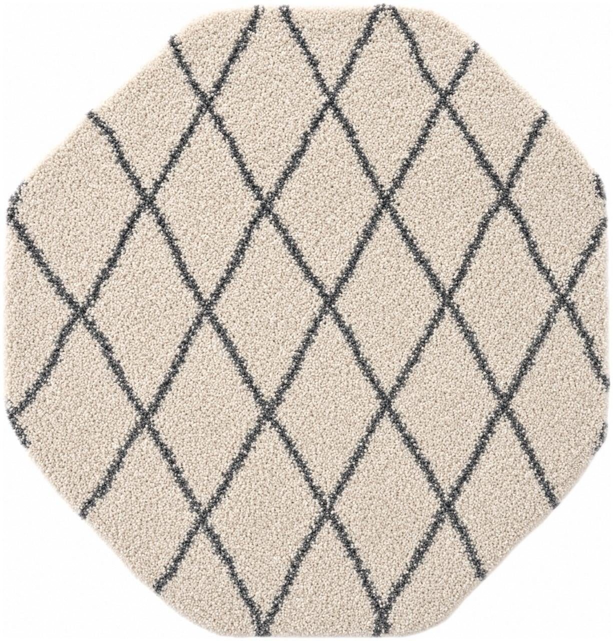 4' x 4' Moroccan Shag Octagon Rug
