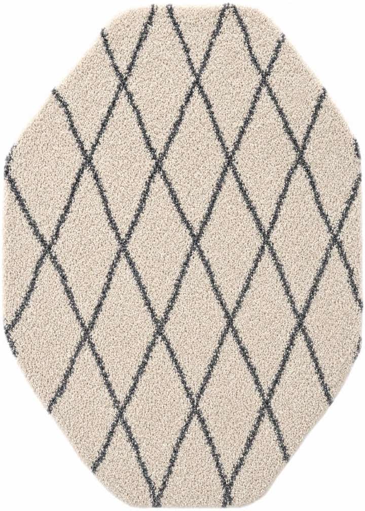 4' x 4' Moroccan Shag Octagon Rug