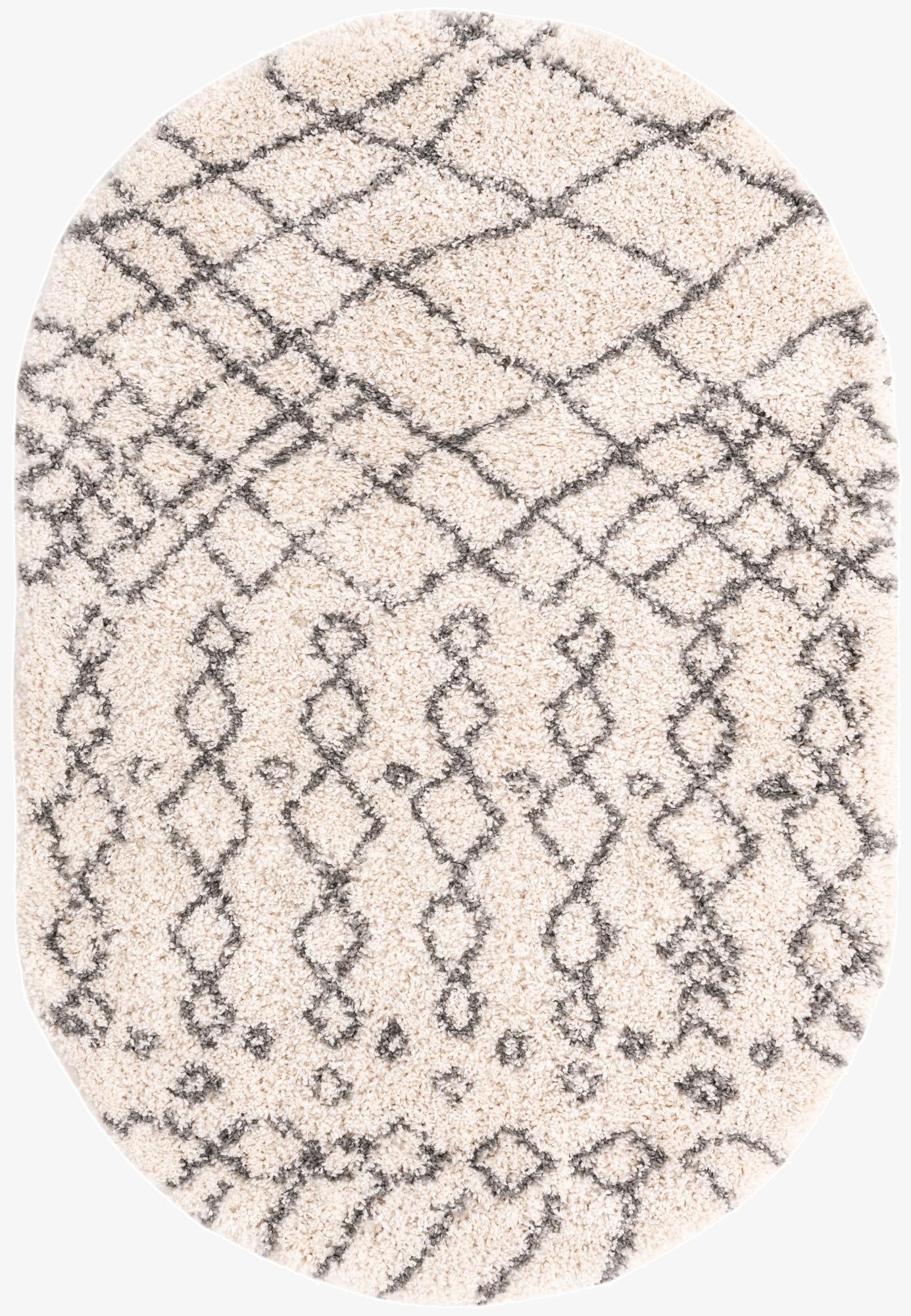 125cm x 185cm Marrakesh Shag Oval Rug