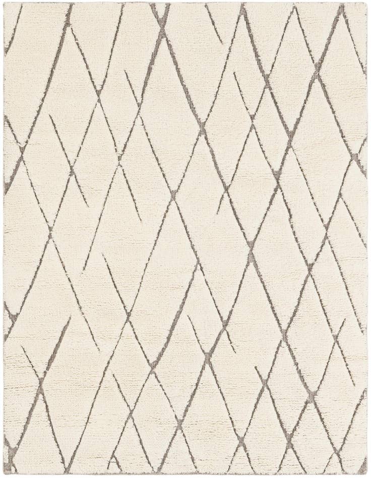 Detail image of 4' 1 x 6' 1 Atlas Moroccan Wool Rug