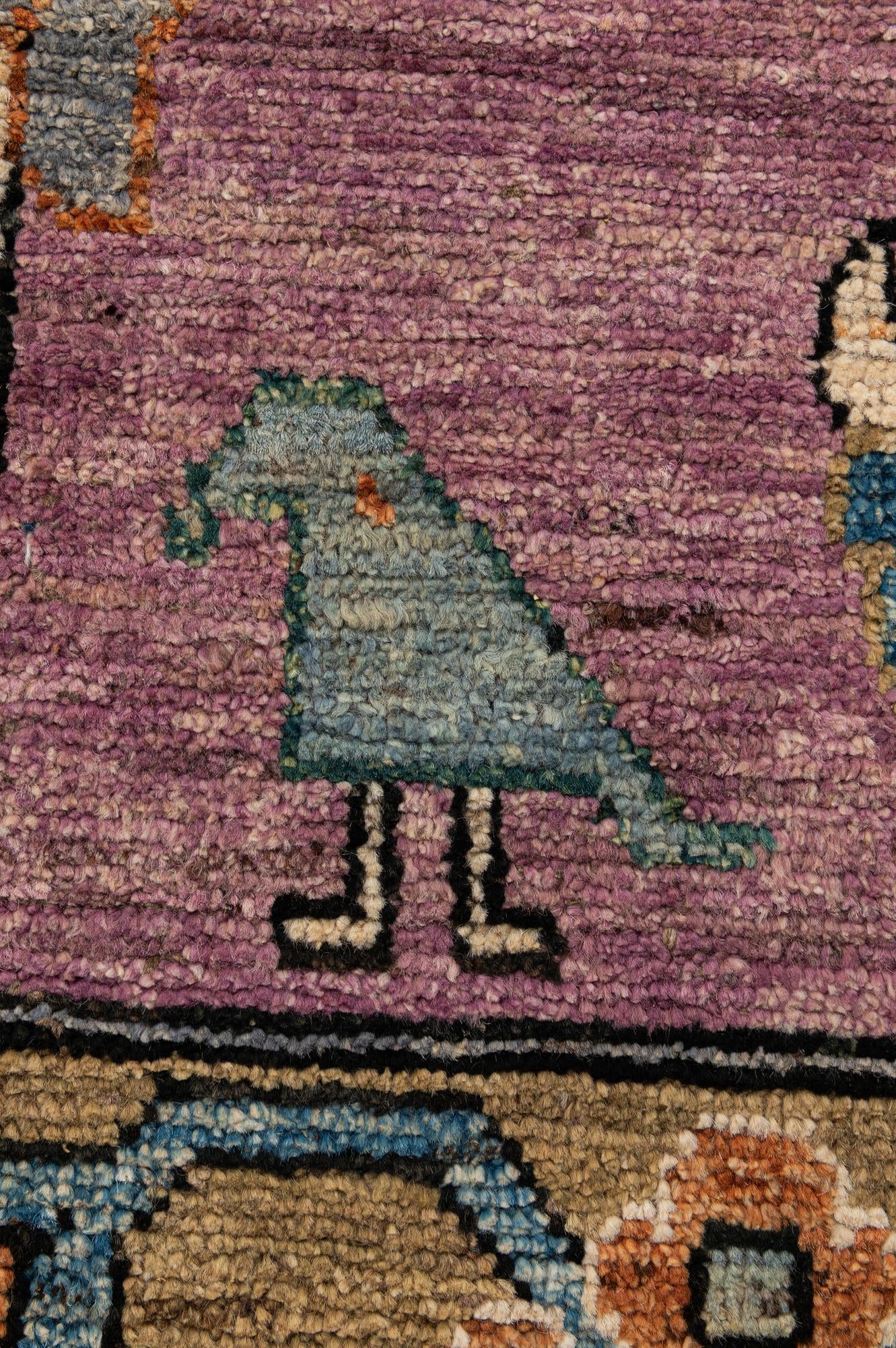8' 4 x 10' 2 Hand Knotted Oushak Wool Rug