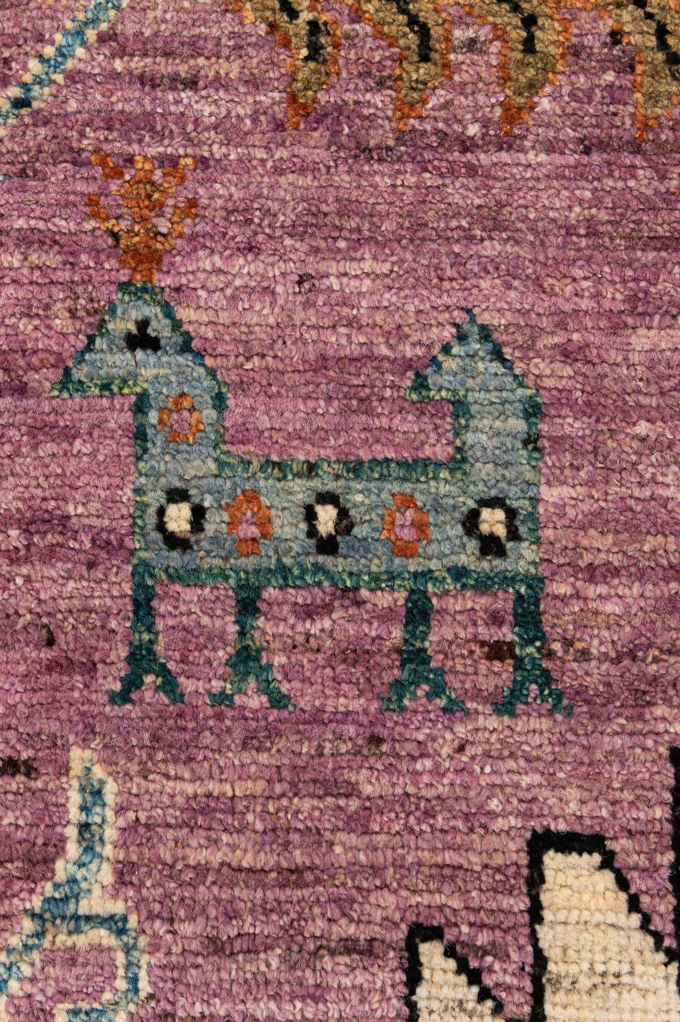 8' 4 x 10' 2 Hand Knotted Oushak Wool Rug