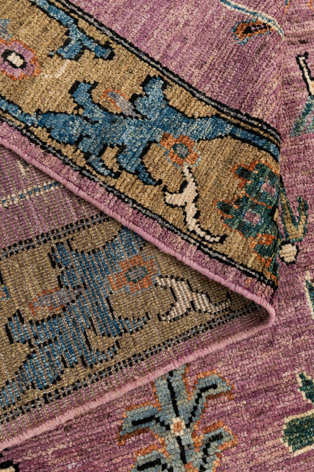 8' 4 x 10' 2 Hand Knotted Oushak Wool Rug