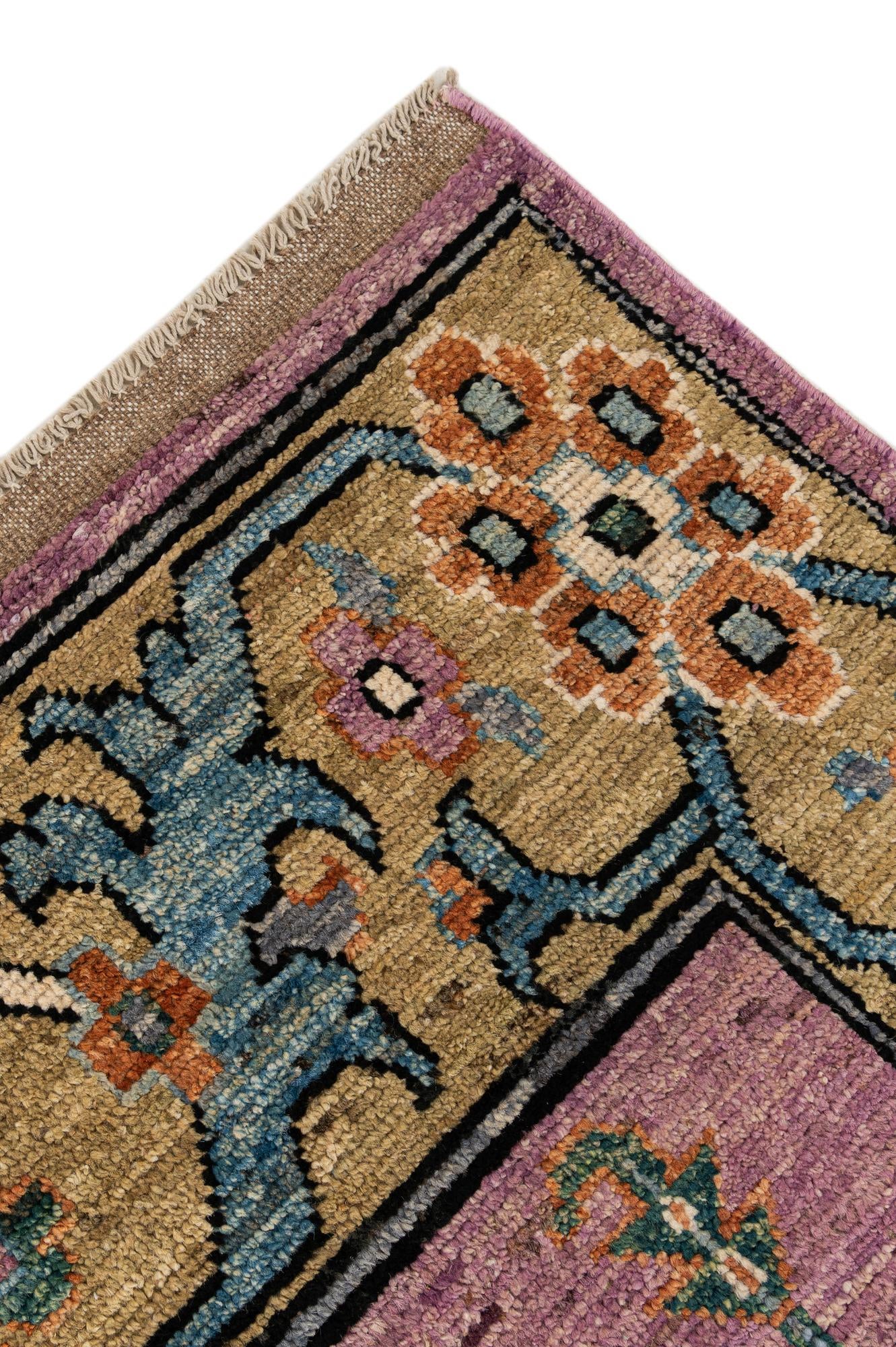 8' 4 x 10' 2 Hand Knotted Oushak Wool Rug