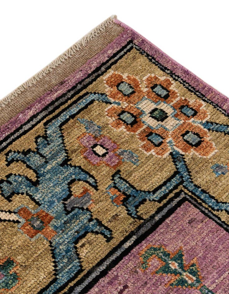 Detail image of 8' 4 x 10' 2  Hand Knotted Oushak Wool Rug